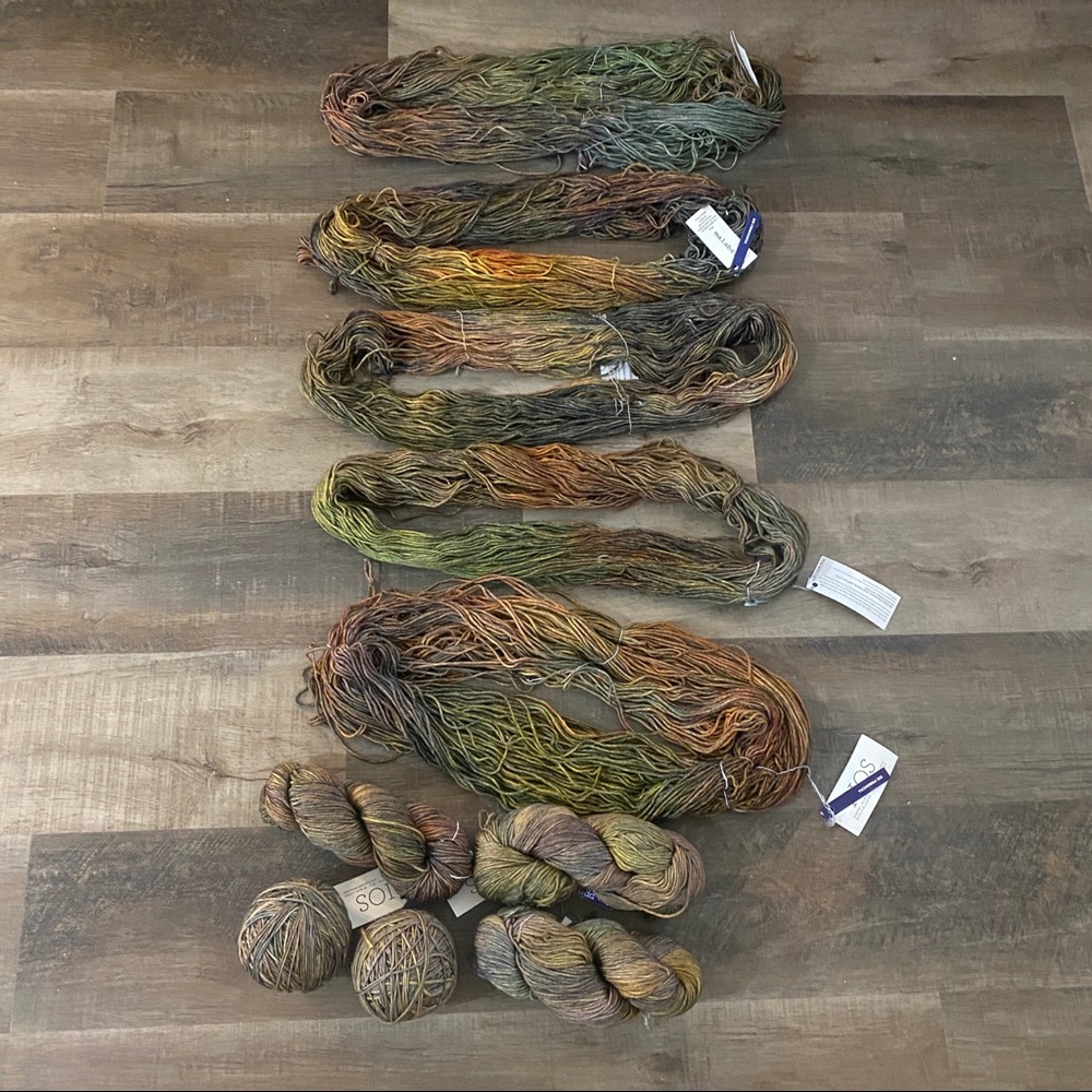 Lot of Malabrigo Rios skeins in Primavera